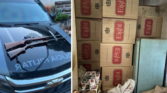 Imagem referente a notícia: Quase uma tonelada de maconha é encontrada em depósito de cereais no Oeste do Paraná